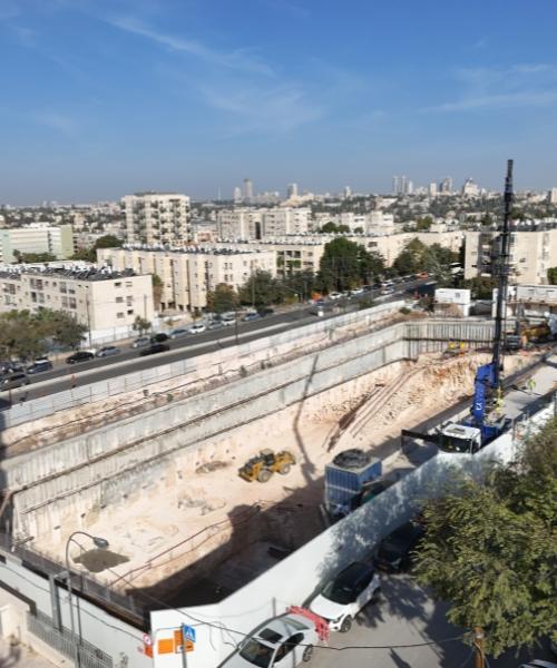 אתר הבנייה של פרויקט ארנונה רזידנס