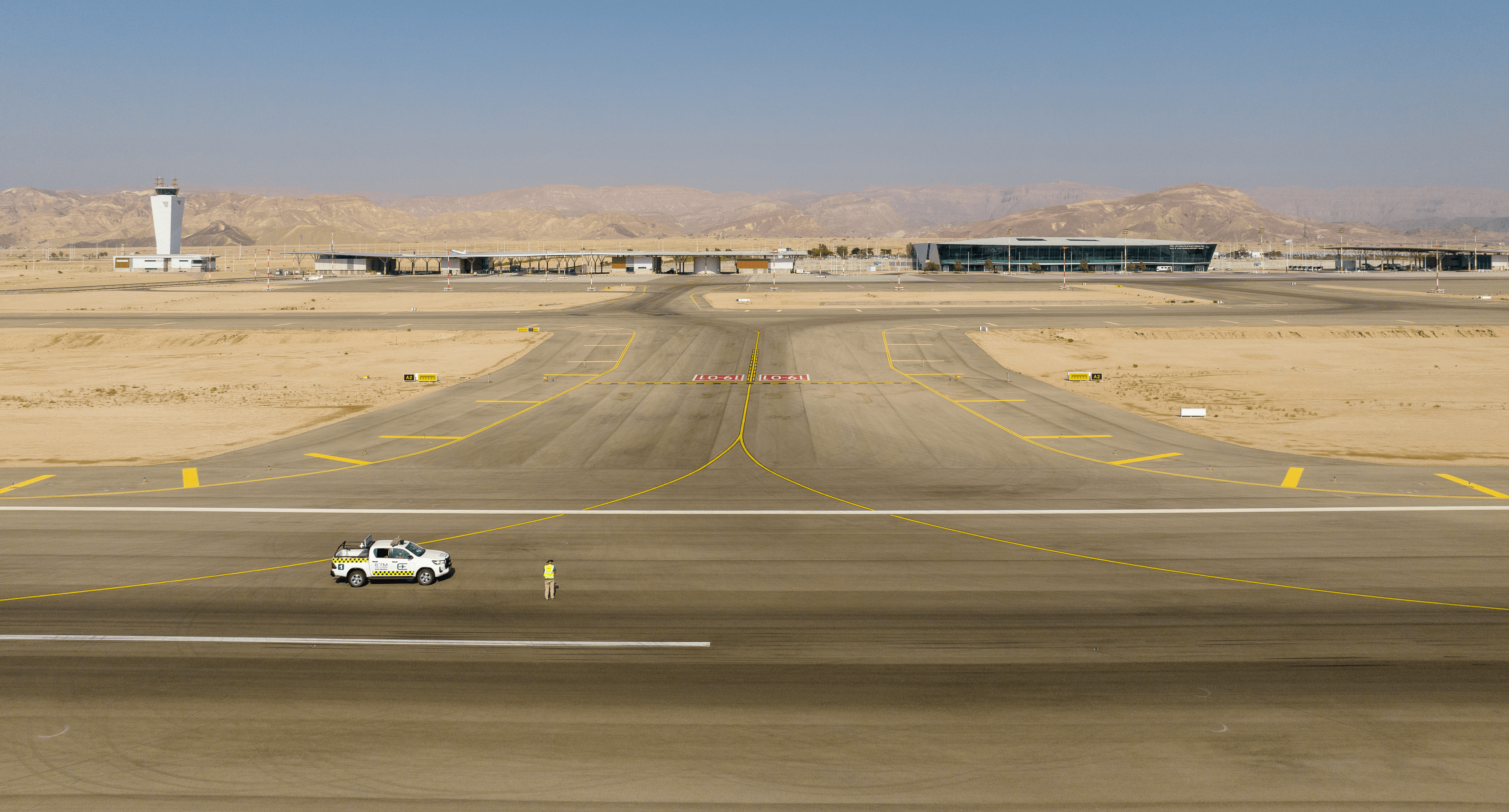 מסלול בנמל התעופה רמון Route at Ramon Airport